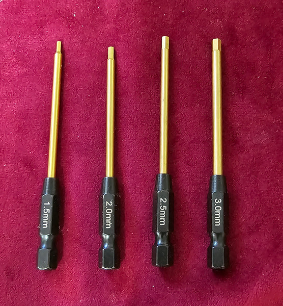 4 Piece Speed Bit Set – Fat Boy Helicopters