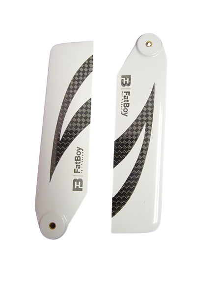 Fatboy RJX Black and White 105mm Tail CF Blades