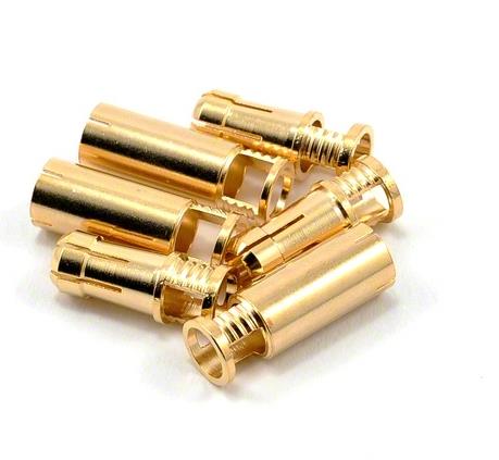 RCPROPLUS 5mm Bullet Connector (10 Sets) (10~12AWG) (RCA5810SPCP10)