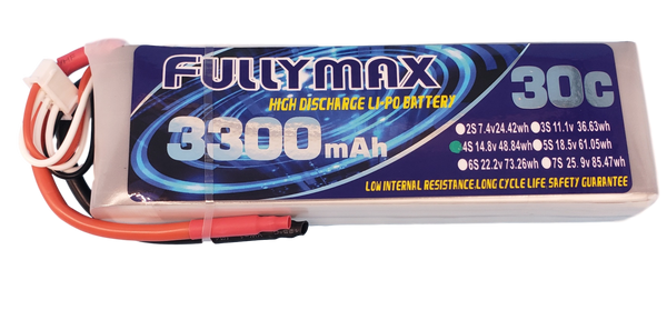 FULLYMAX  3300 MAH LIPO Battery 4s 30c