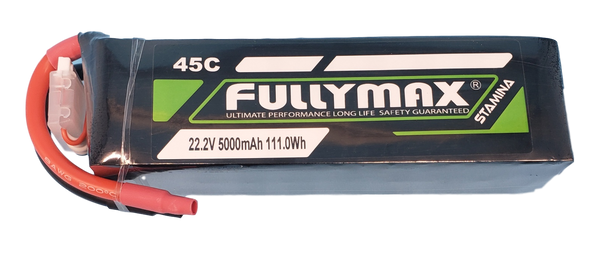 FULLYMAX  5000 MAH LIPO Battery 6s 45c (FB5000XP-6S)