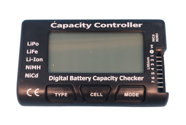 LCD Digital Battery Capacity Checker Tester Controller For LiPo LiFe Li-ion NiMH
